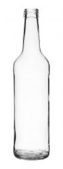 Gradhalsflasche 500ml  weiß PP28 