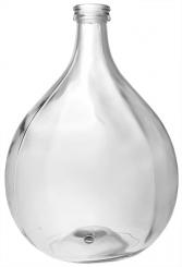 Glasballon 5000ml weiß blank 28mm 