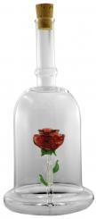 Rose - Flasche 200ml weiß MGB Stück