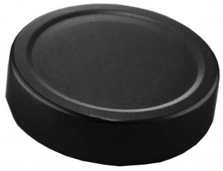Deckel TO66 deep schwarz - mit Button auch für ölhaltige Inhalte geeignet Beutel à 100 Stück