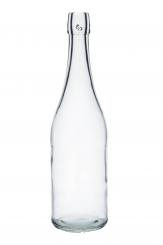 Bügelflasche 750ml weiß (Rund) BV1 
