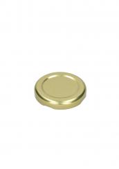Deckel TO48 gold Für ölhaltige Inhalte geeignet - BPA-frei Karton à 2800 Stück