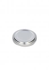 Deckel TO53 silber Für ölhaltige Inhalte geeignet - BPA-frei Beutel à 100 Stück