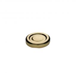 Deckel TO43 gold - mit Button Für ölhaltige Inhalte geeignet - BPA-frei 