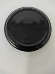 Deckel TO58 schwarz - mit Button Für ölhaltige Inhalte geeignet - BPA-frei 