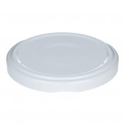 Deckel TO70 weiß - mit Button Für ölhaltige Inhalte geeignet - BPA-frei Stück