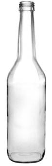 Gradhalsflasche 350ml weiß PP28 Stück