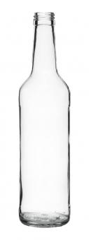 Gradhalsflasche 500ml  weiß PP28 Stück