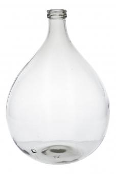 Glasballon 15000ml weiß gebohrt 40mm Stück