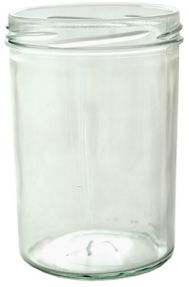 Sturzglas 440ml weiß TO82 Stück