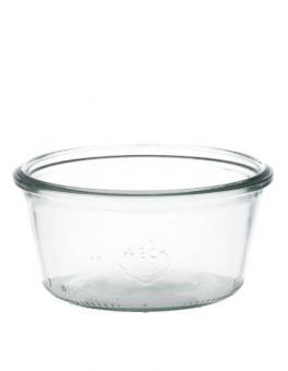 Sturzglas 290ml weiß  nieder RR100 (Weck) Stück