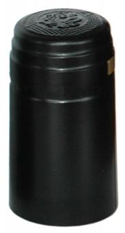 Schrumpfkapsel 31x60 mit Abriss - Farbe: schwarz Stück