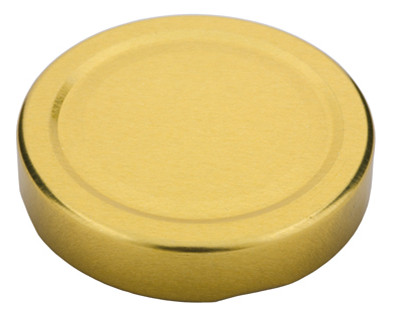 Deckel TO66 deep gold - mit Button Auch für ölhaltige Inhalte geeignet Beutel à 100 Stück