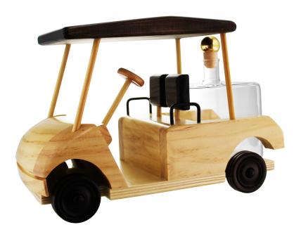 Golfwagen Holzmodell mit Glastank 350ml Stück