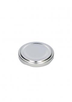 Deckel TO53 silber Für ölhaltige Inhalte geeignet - BPA-frei Beutel à 100 Stück