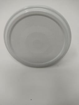 Deckel TO66 weiß - mit Button Für ölhaltige Inhalte geeignet - BPA-frei Stück