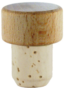 Holzscheibe Natur 19mm Kork 29,0 x15,0 - 19,0x20,0  