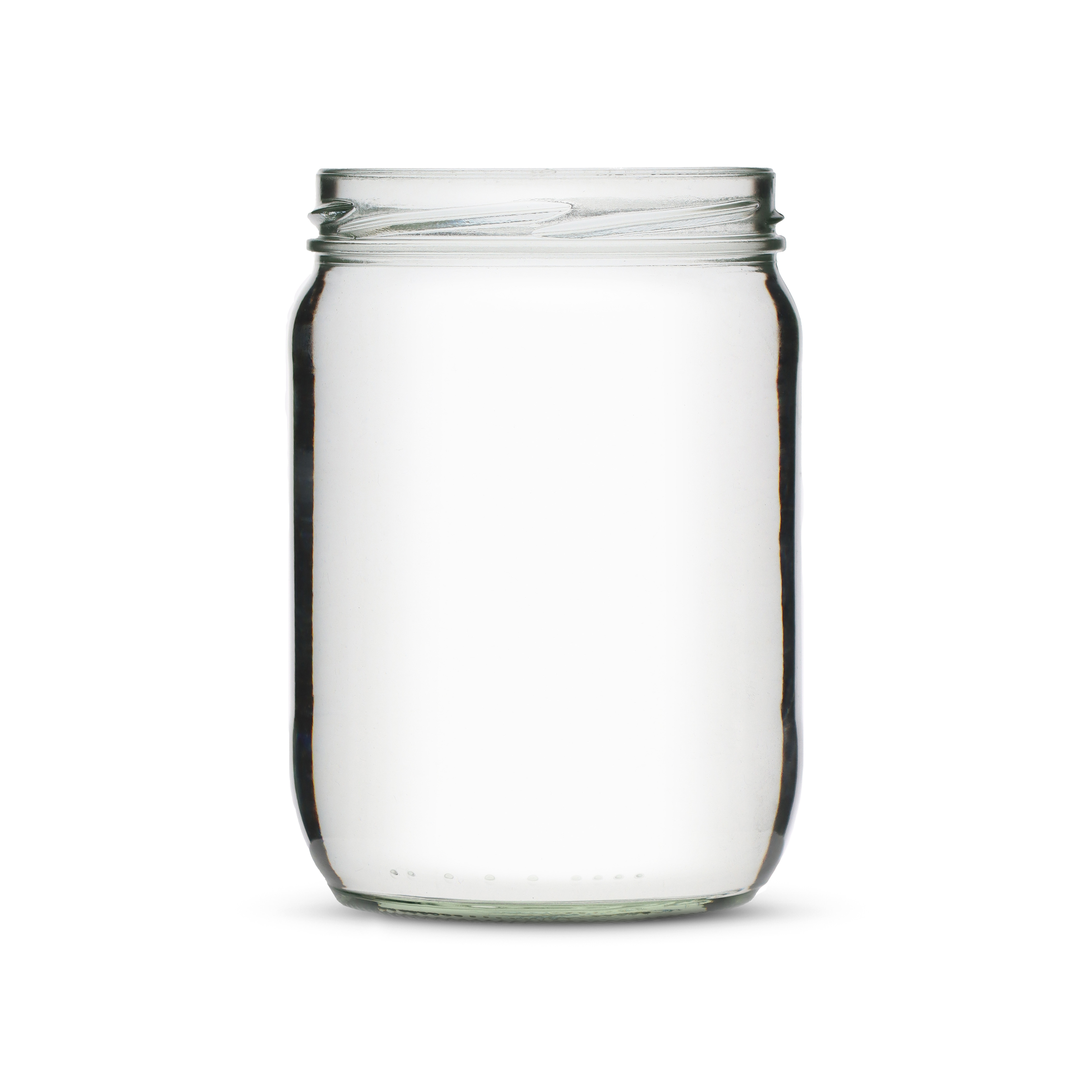 Weithalsglas 580ml weiß TO82 Karton à 48 Stück