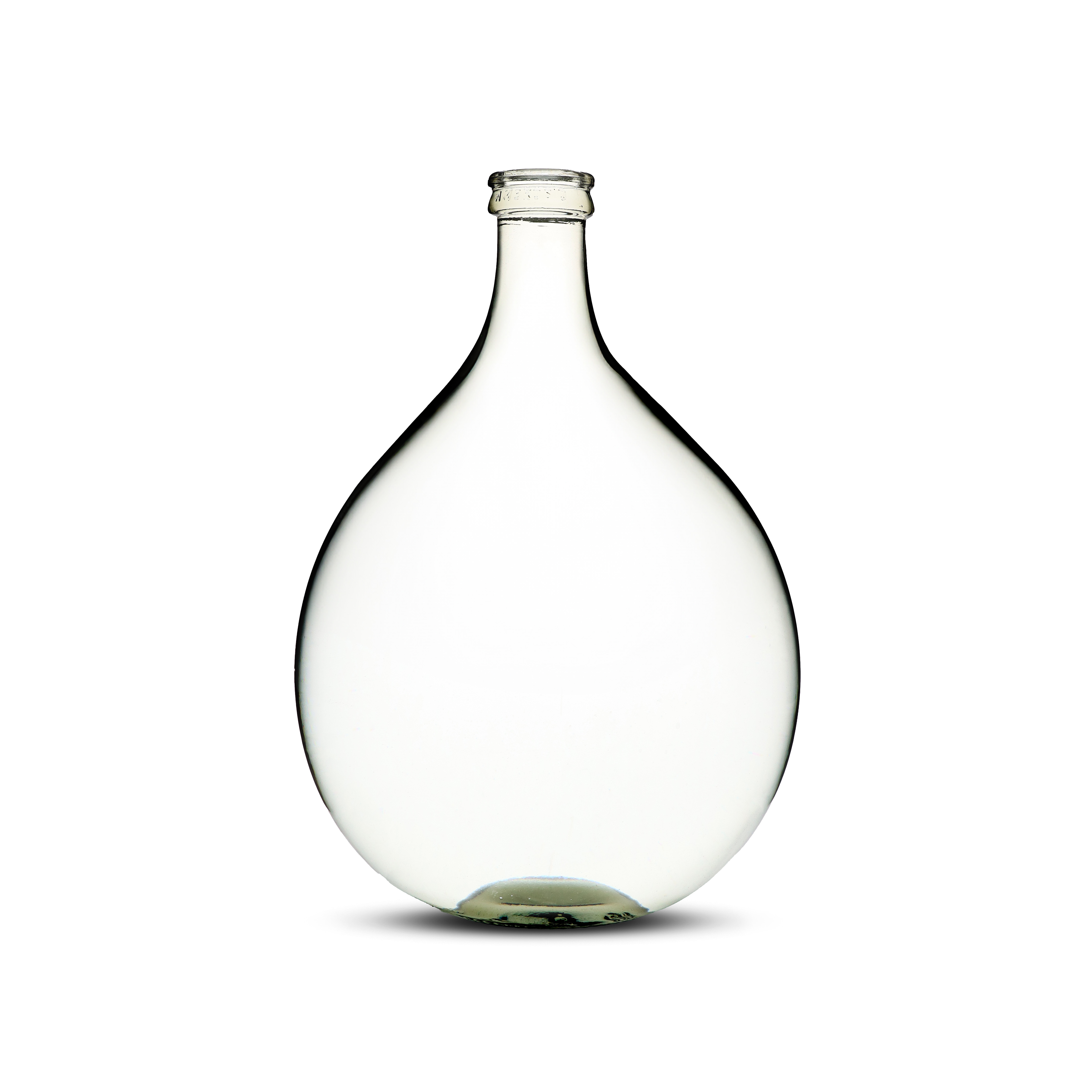 Glasballon 15000ml weiß gebohrt 40mm Stück