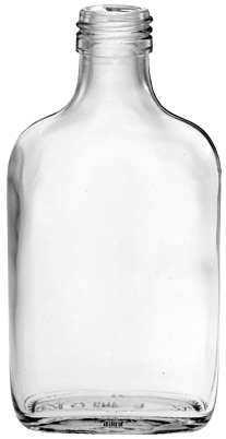 Taschenflasche 100ml weiß PP28  