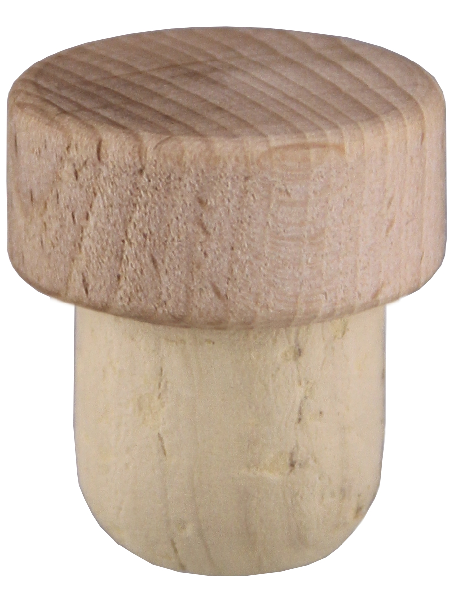 Holzscheibe Natur 23mm Kork 33,0x15,0 - 23,0x22,0  Beutel à 20 Stück