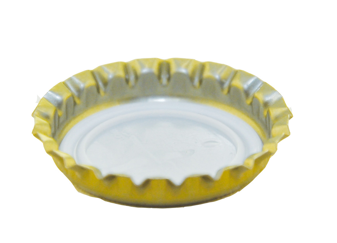 Kronkorken gold 26mm PVC-frei 