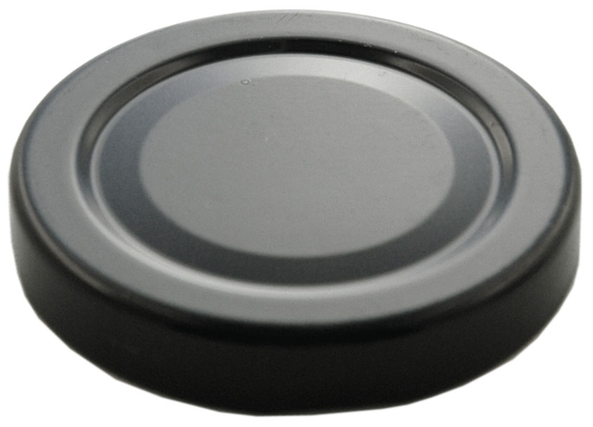 Deckel TO43 deep schwarz - ohne Button Für ölhaltige Inhalte geeignet!  