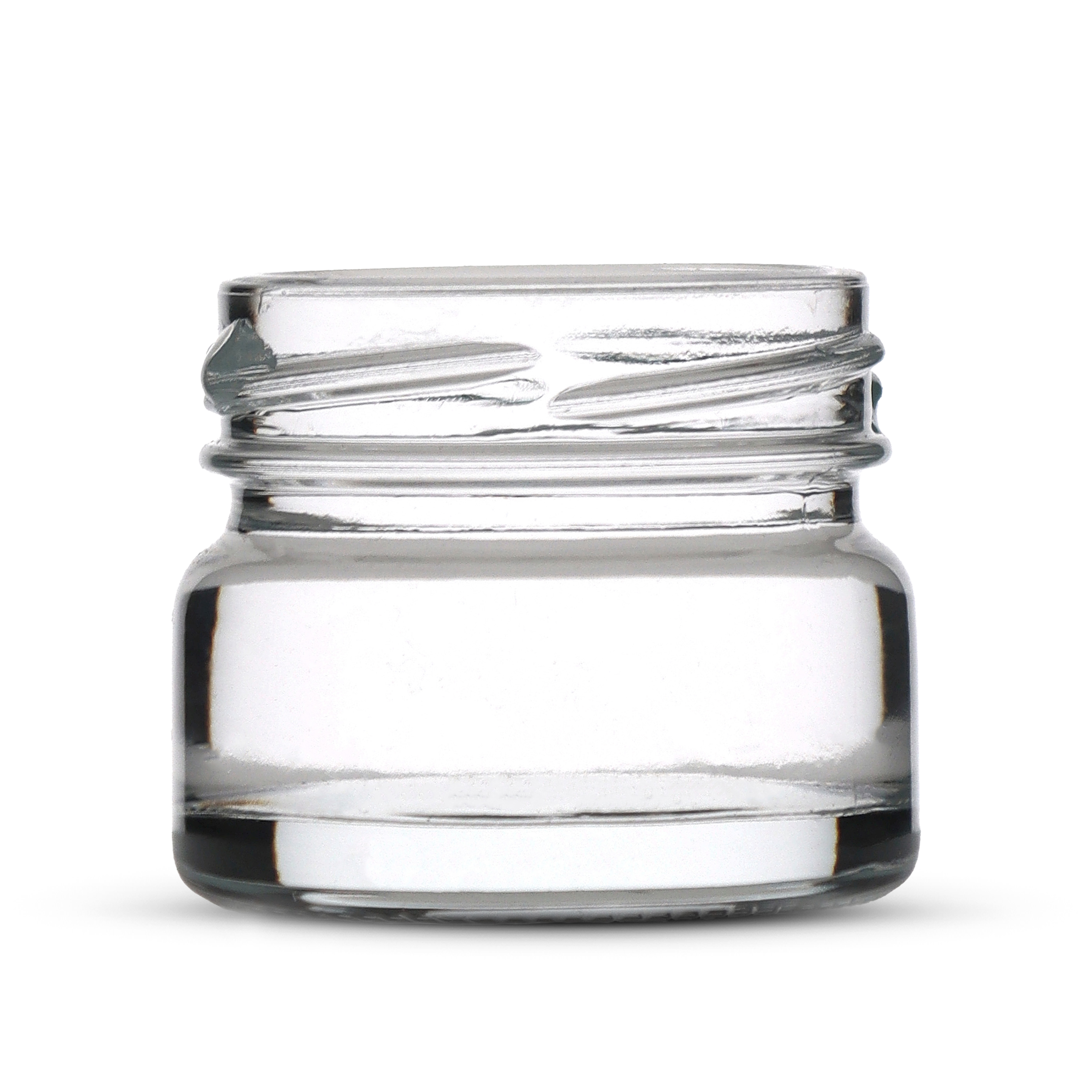 Weithalsglas 30ml weiß TO43 Karton à 240 Stück