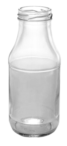 Weithalsflasche 263ml weiß TO43 