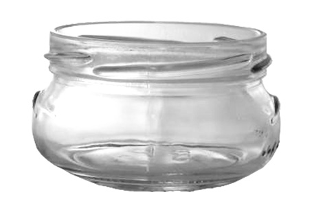 Weithalsglas 120ml weiß TO70 