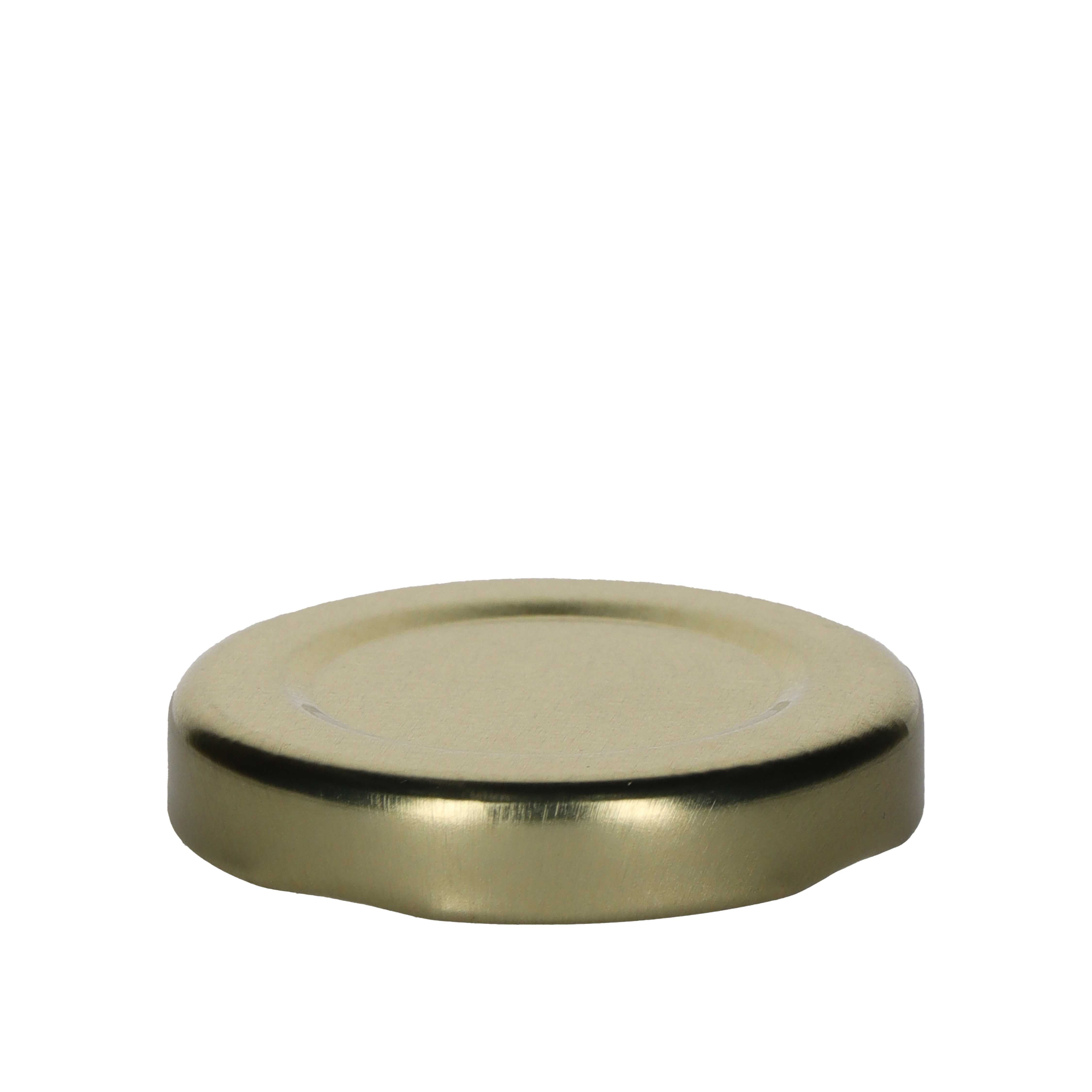 Deckel TO43 gold - ohne Button Für ölhaltige Inhalte geeignet!  Beutel à 100 Stück