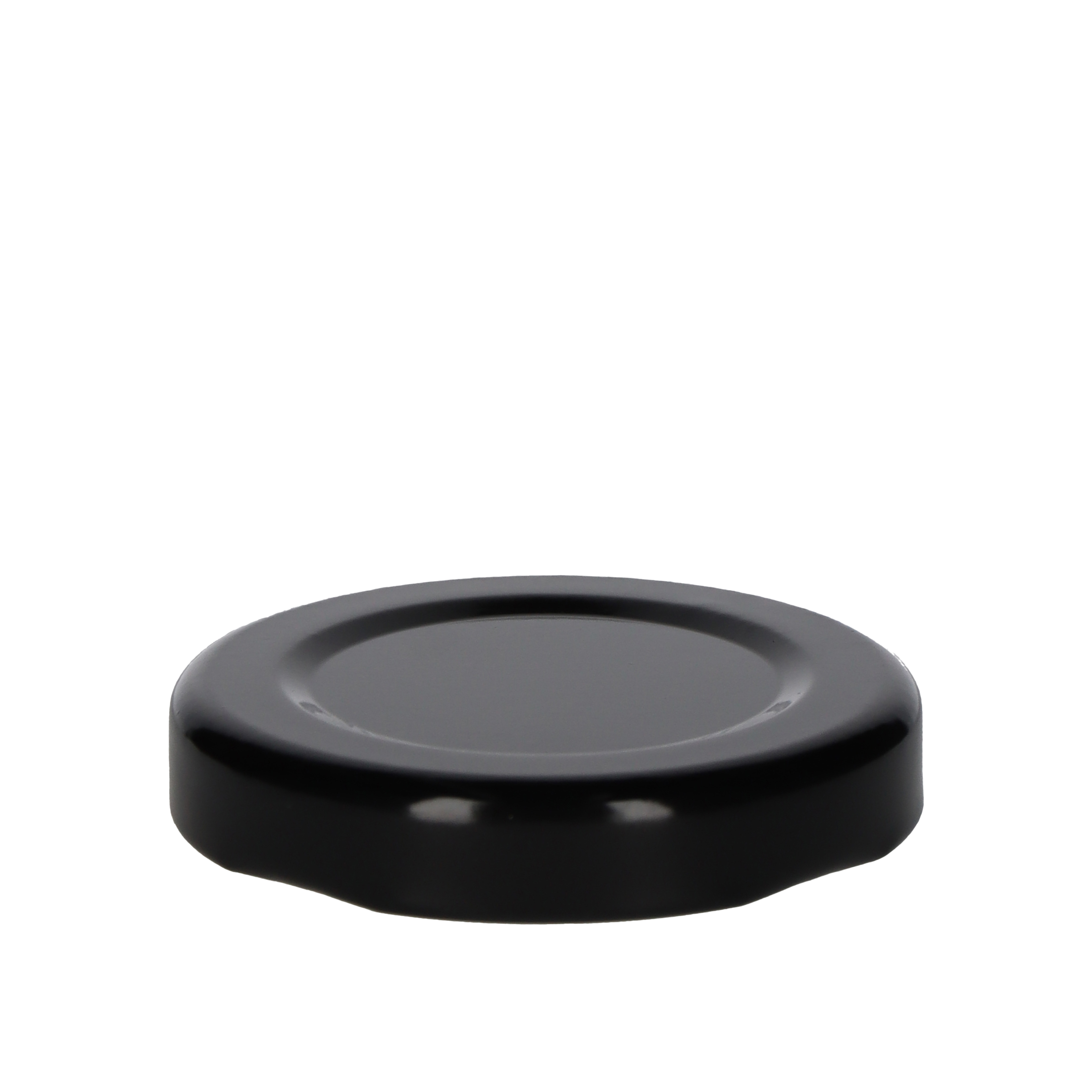 Deckel TO43 schwarz - ohne Button  Beutel à 100 Stück