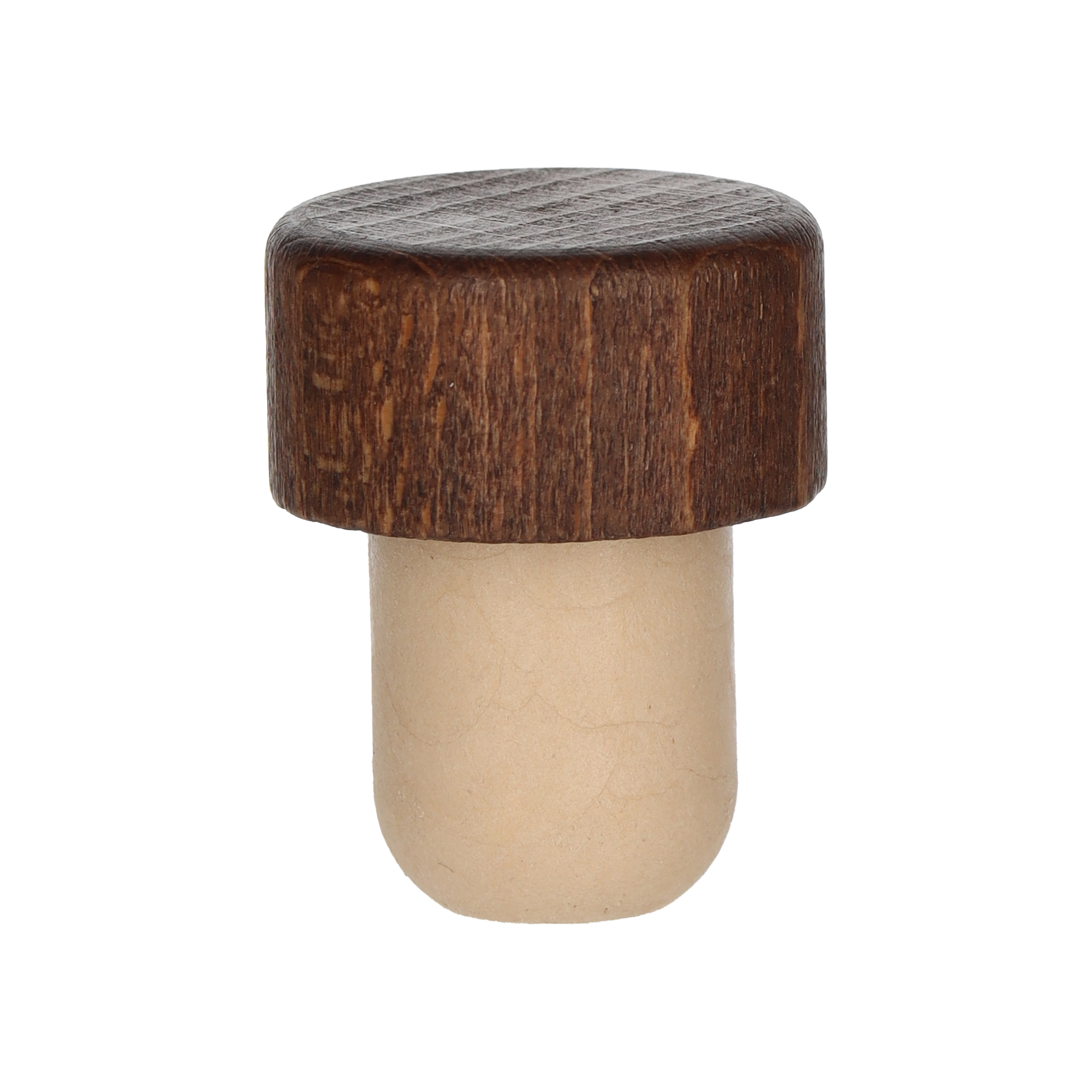 Holzscheibe Dunkel Co-injected 19mm 29,0x15,0 - 19,0x20,0  Beutel à 100 Stück