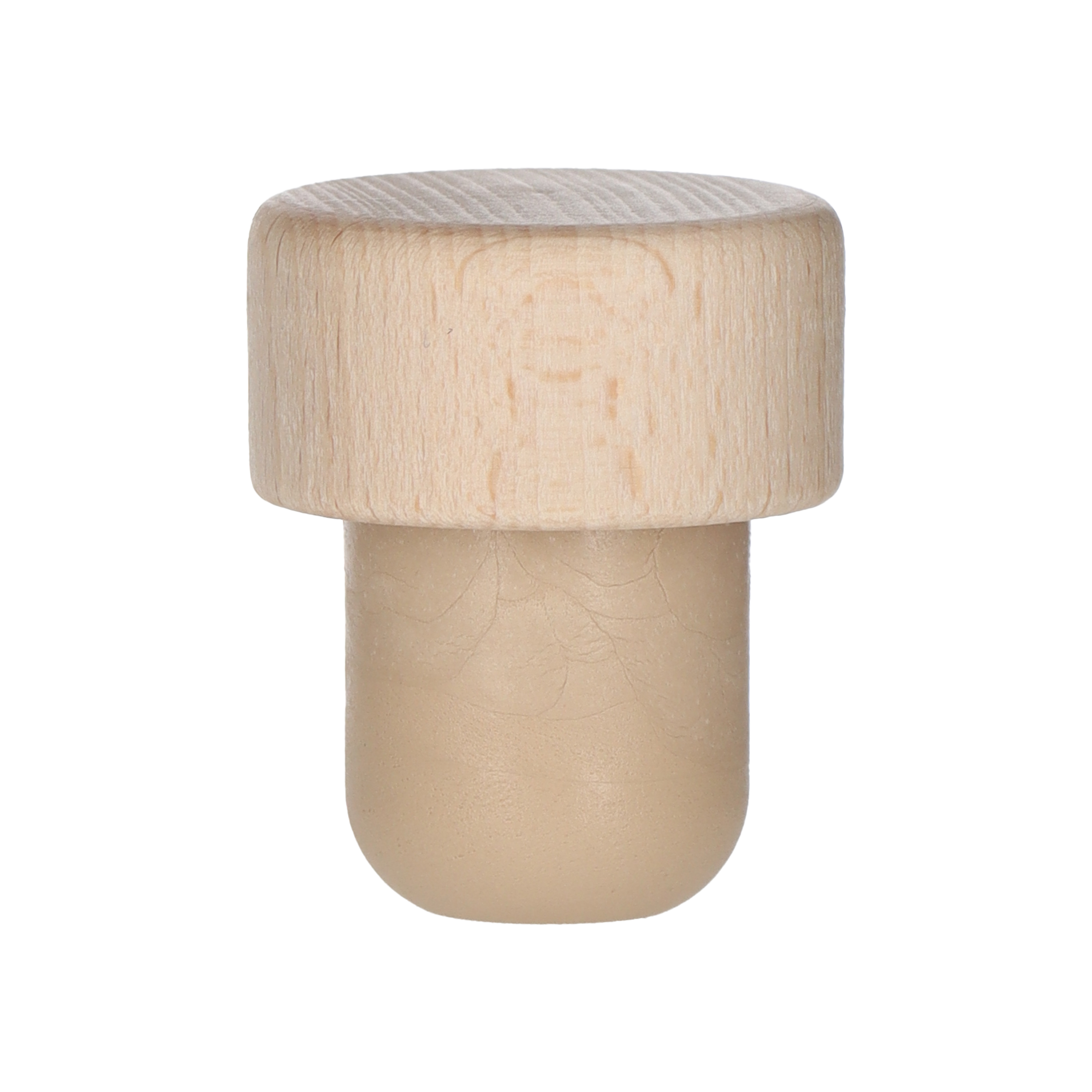 Holzgriffkorken Natur Co-inected 19,5mm 29,0x15,0 - 19,5,x20,0  Beutel à 100 Stück