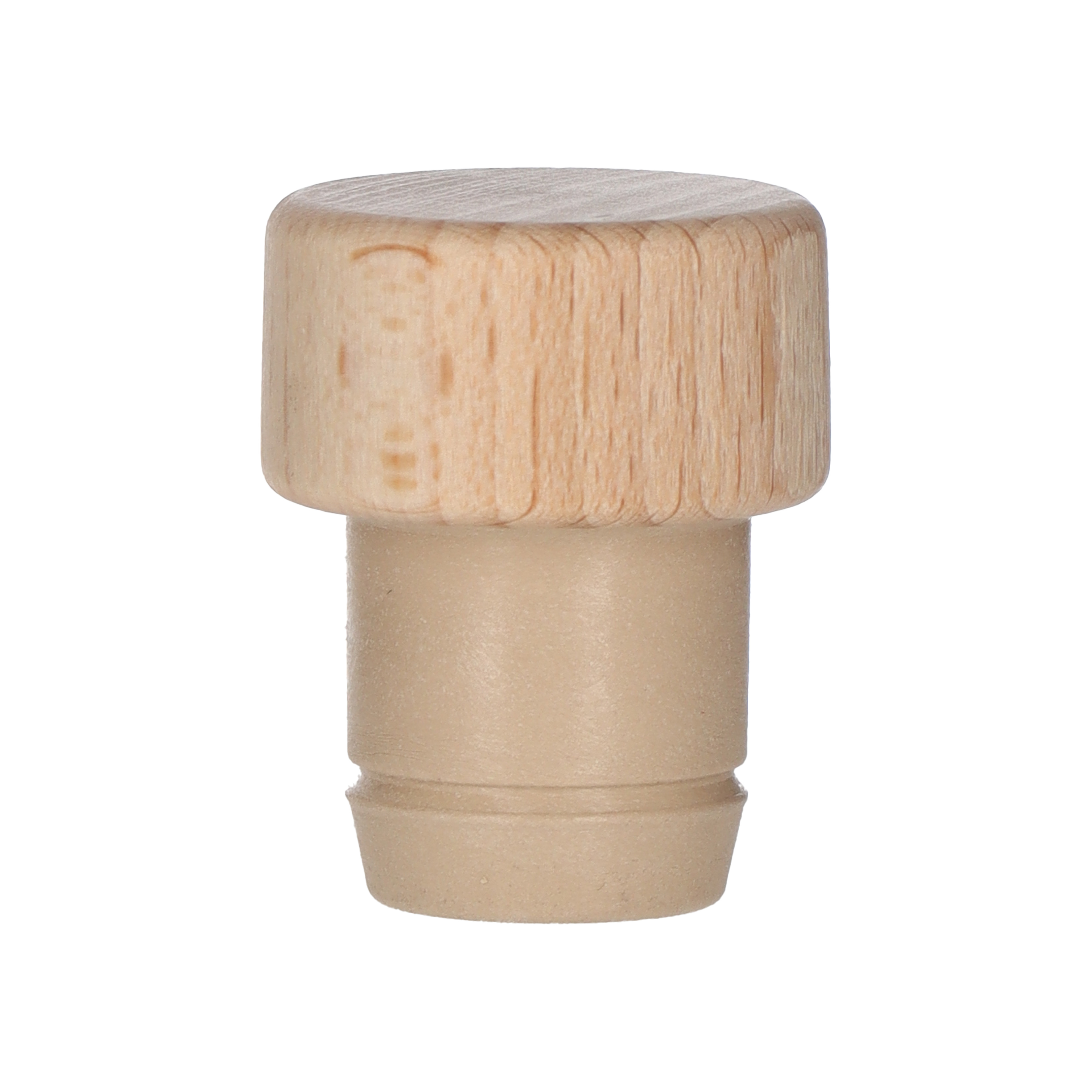 Ausgießer mit Holzscheibe Natur 19,5mm 29,0x15,0 - 19,5x20,0  