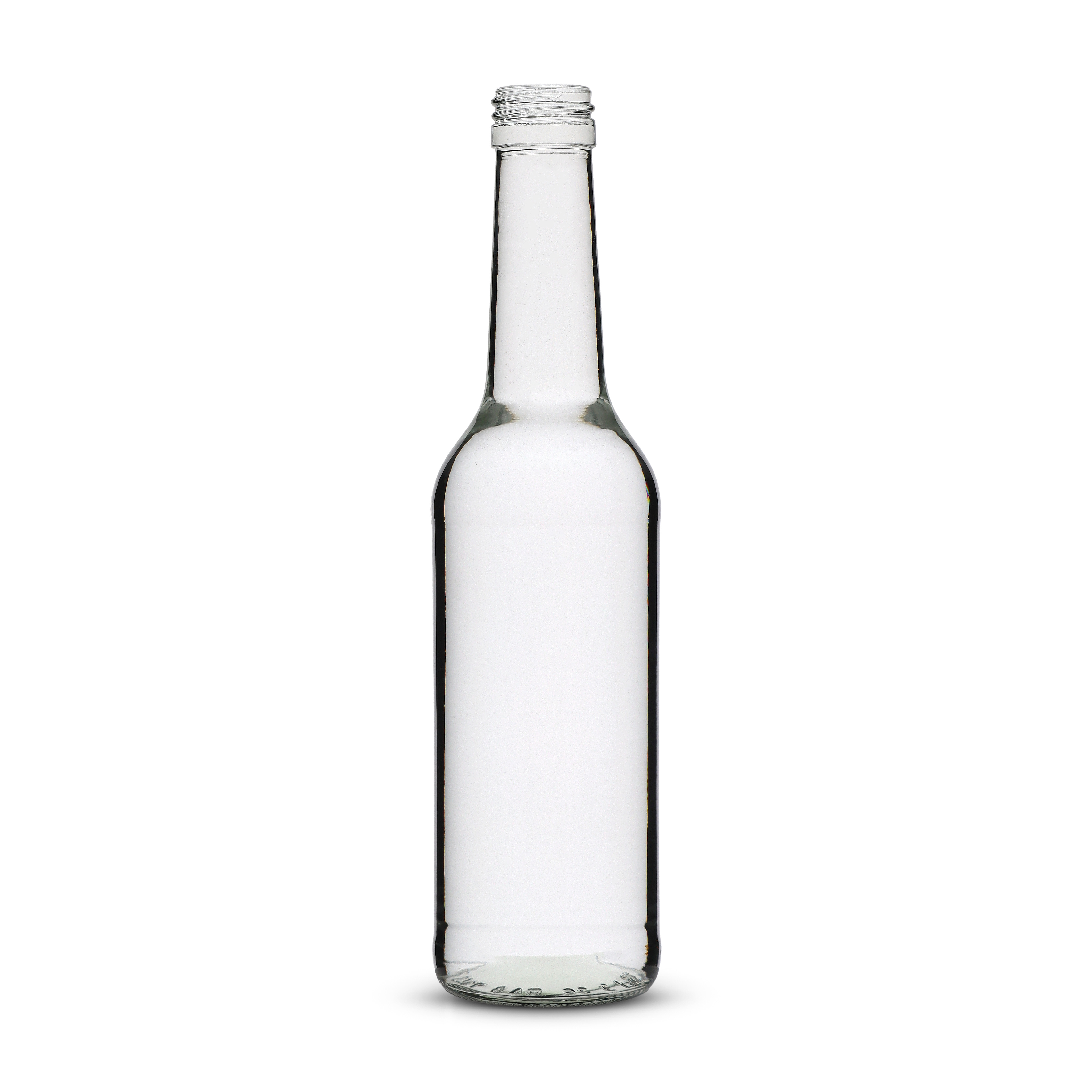 Gradhalsflasche 350ml weiß PP28 Karton à 68 Stück