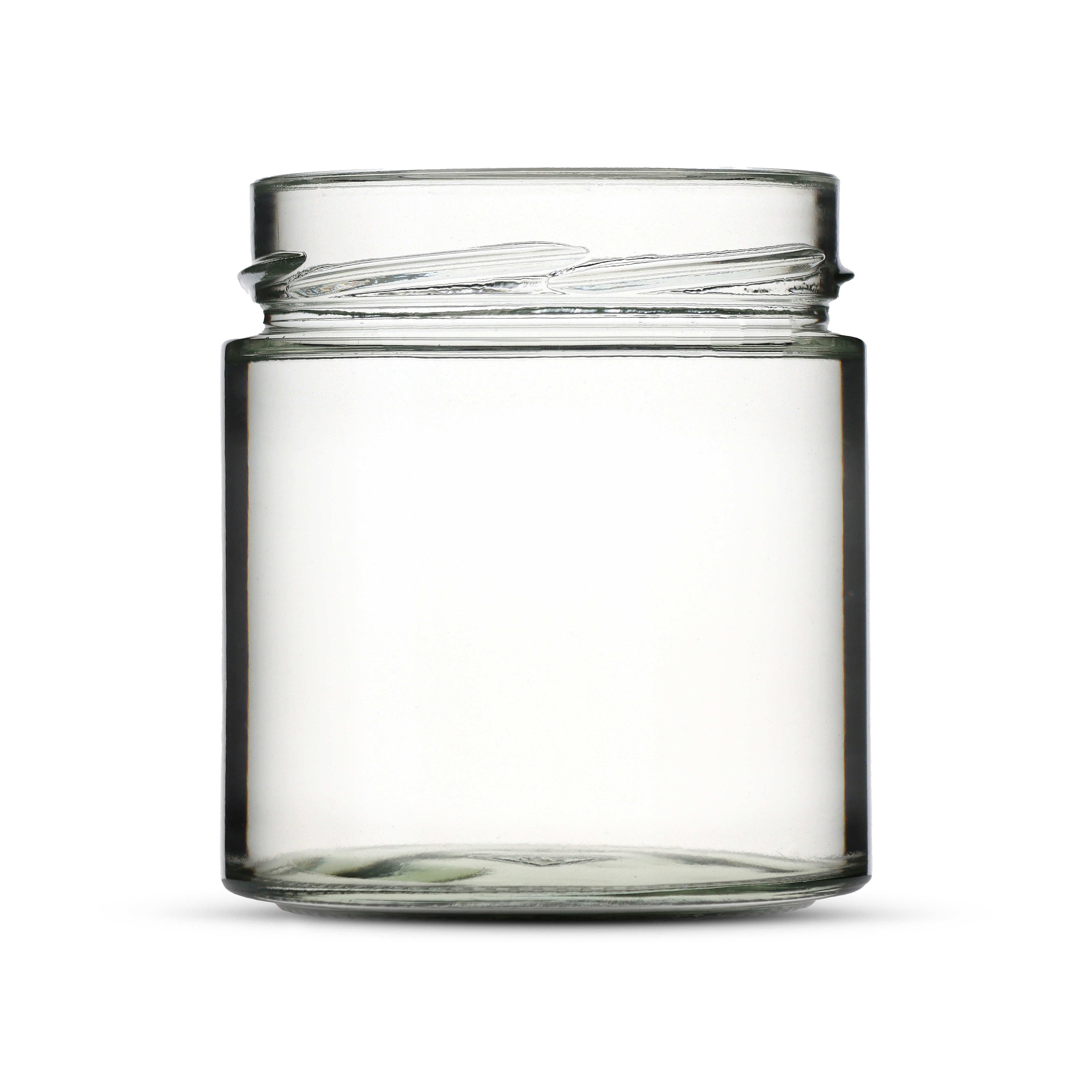 Weithalsglas Vaso Plus 410ml weiß TO82 Deep  Karton à 60 Stück
