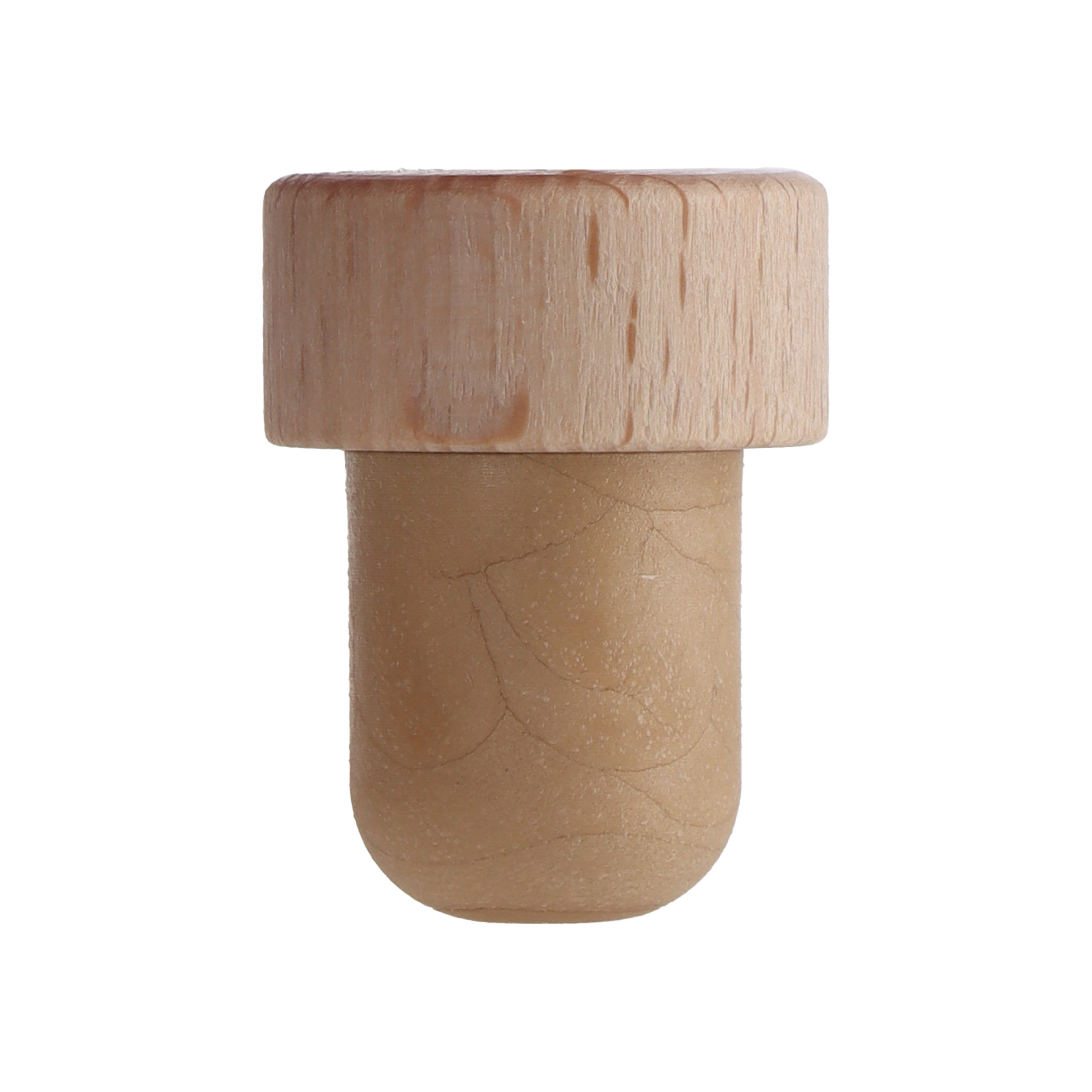 Holzscheibe Natur Co-injected 14,0 mm 20,0x10,0 - 14,0x17,0  Beutel à 100 Stück