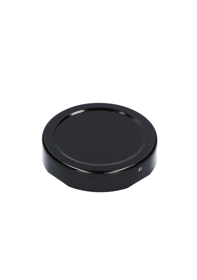 Deckel TO63 black deep Für ölhaltige Inhalte geeignet - BPA-frei  Karton à 900 Stück