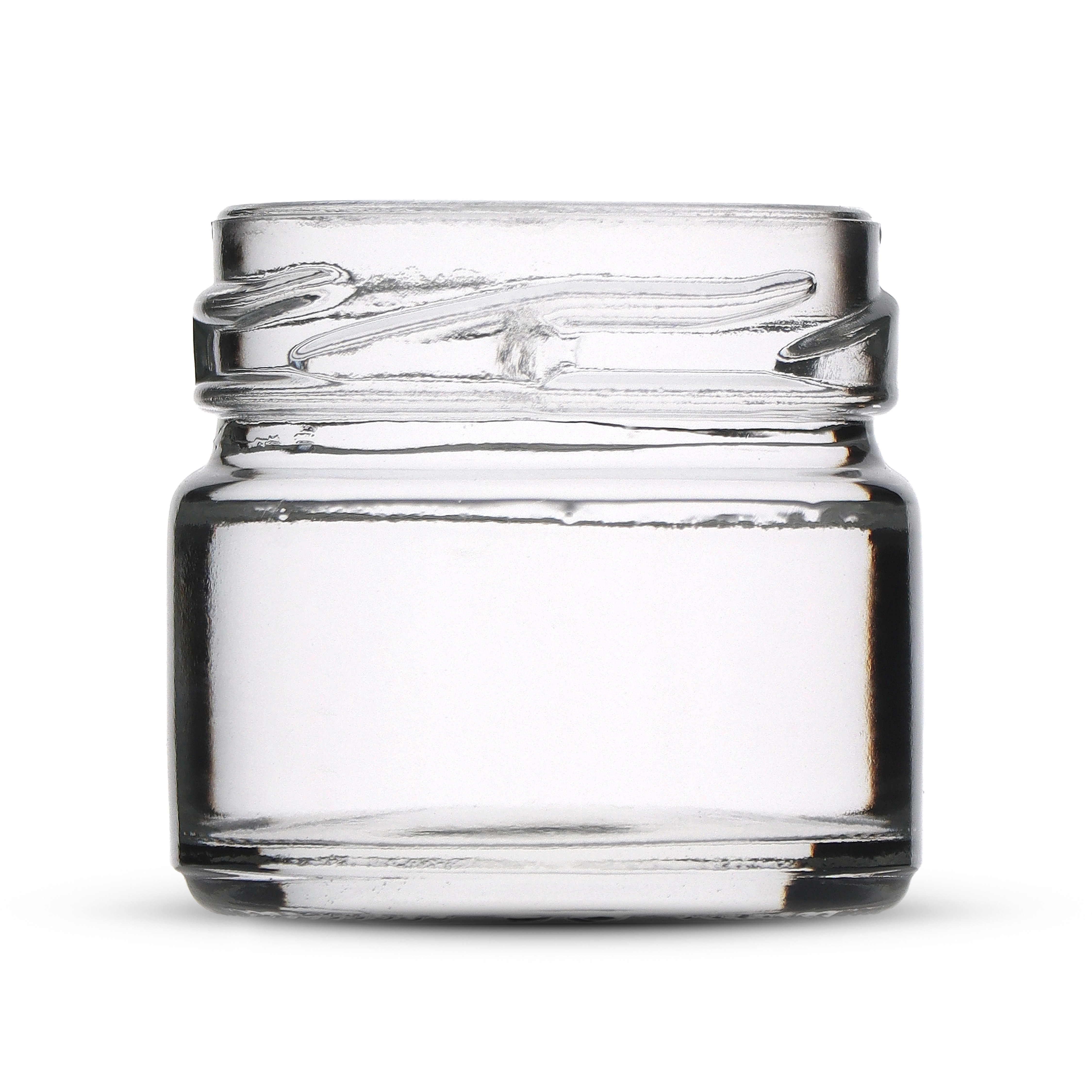 Weithalsglas Cilindrico 30ml weiß TO43  Karton à 240 Stück