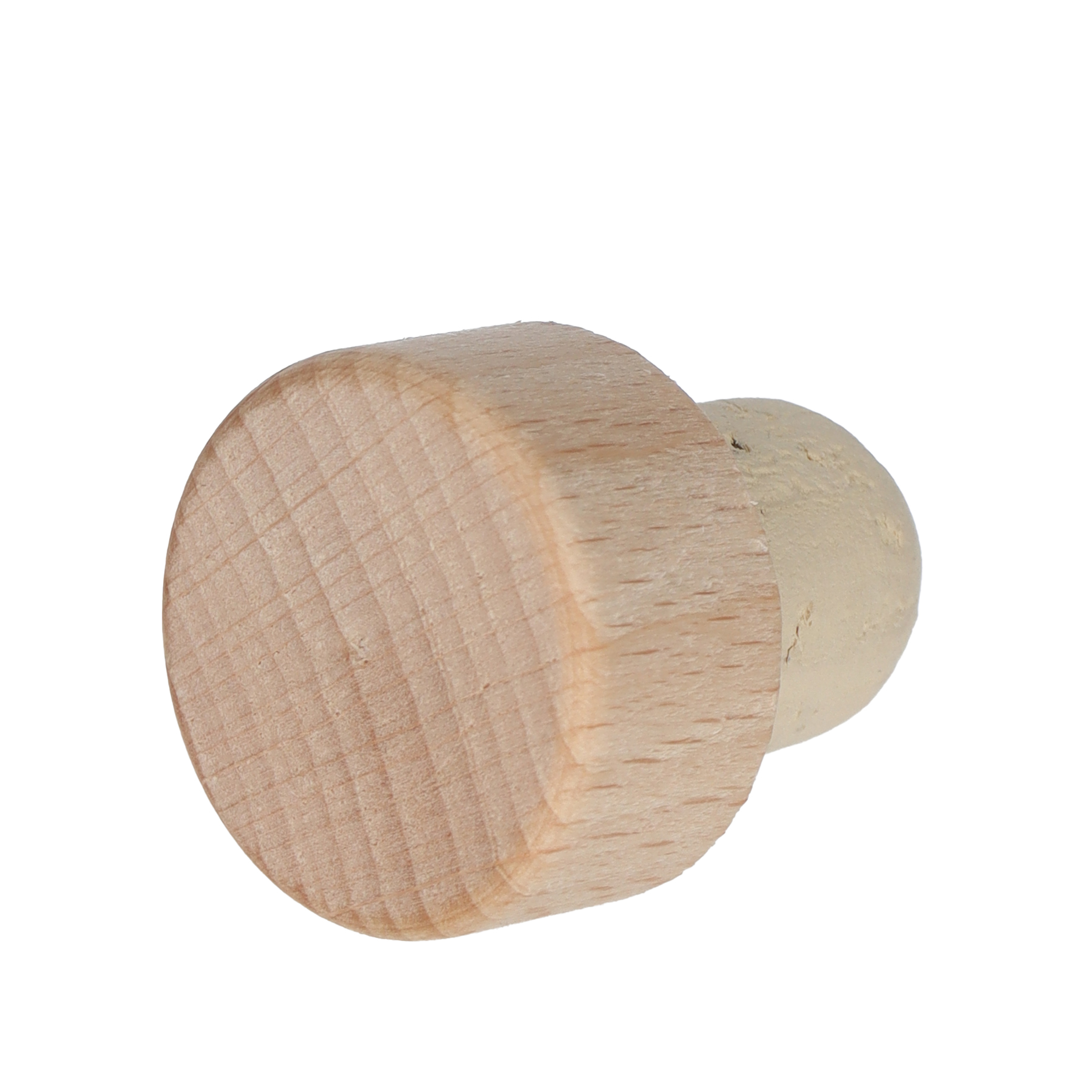Holzscheibe Natur 18mm Kork 29,0x15,0 - 18,0x19,0  Beutel à 20 Stück