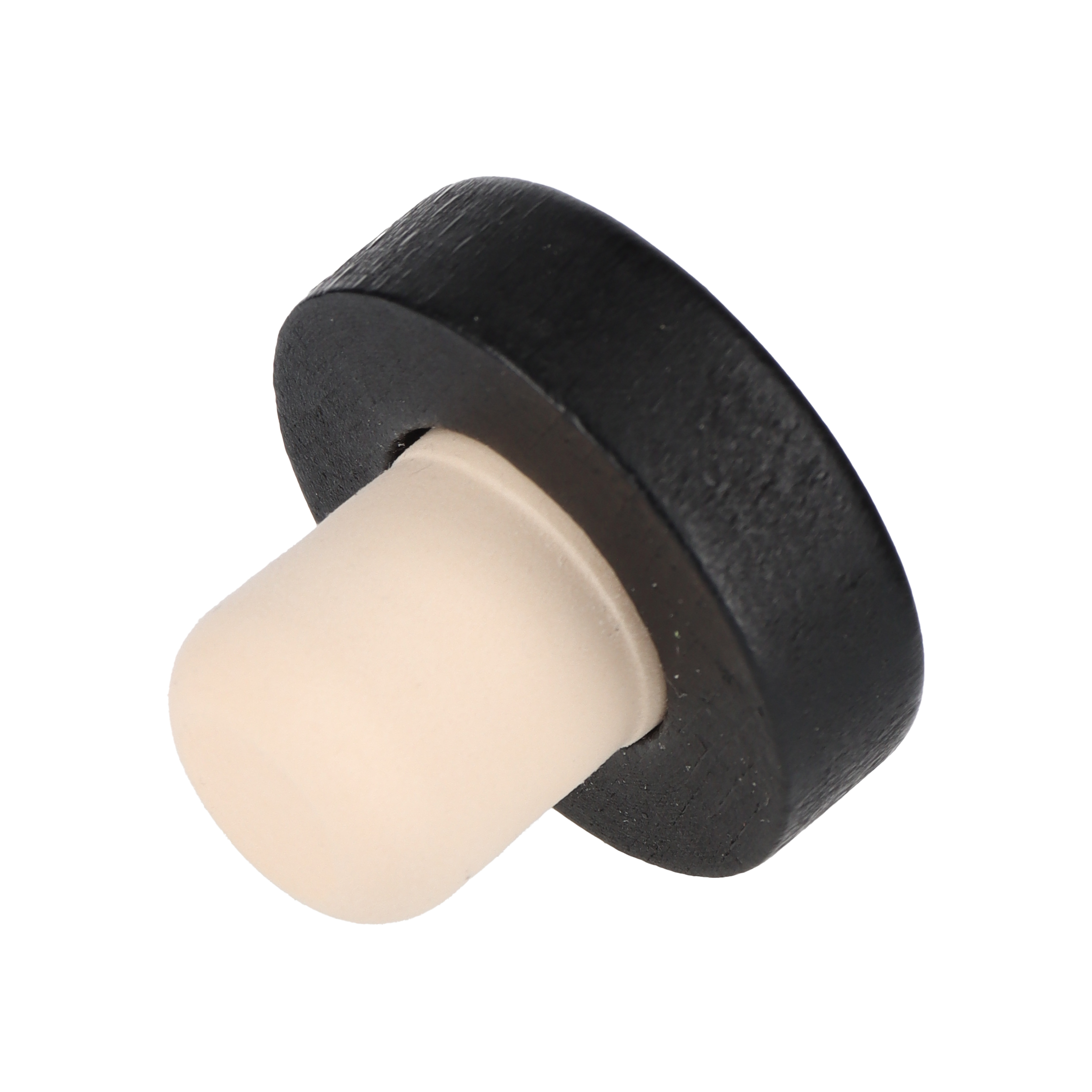 Holzgriffkorken, schwarz, 22,3mm Naturkork-Stopfen (verklebt)  Beutel à 250 Stück