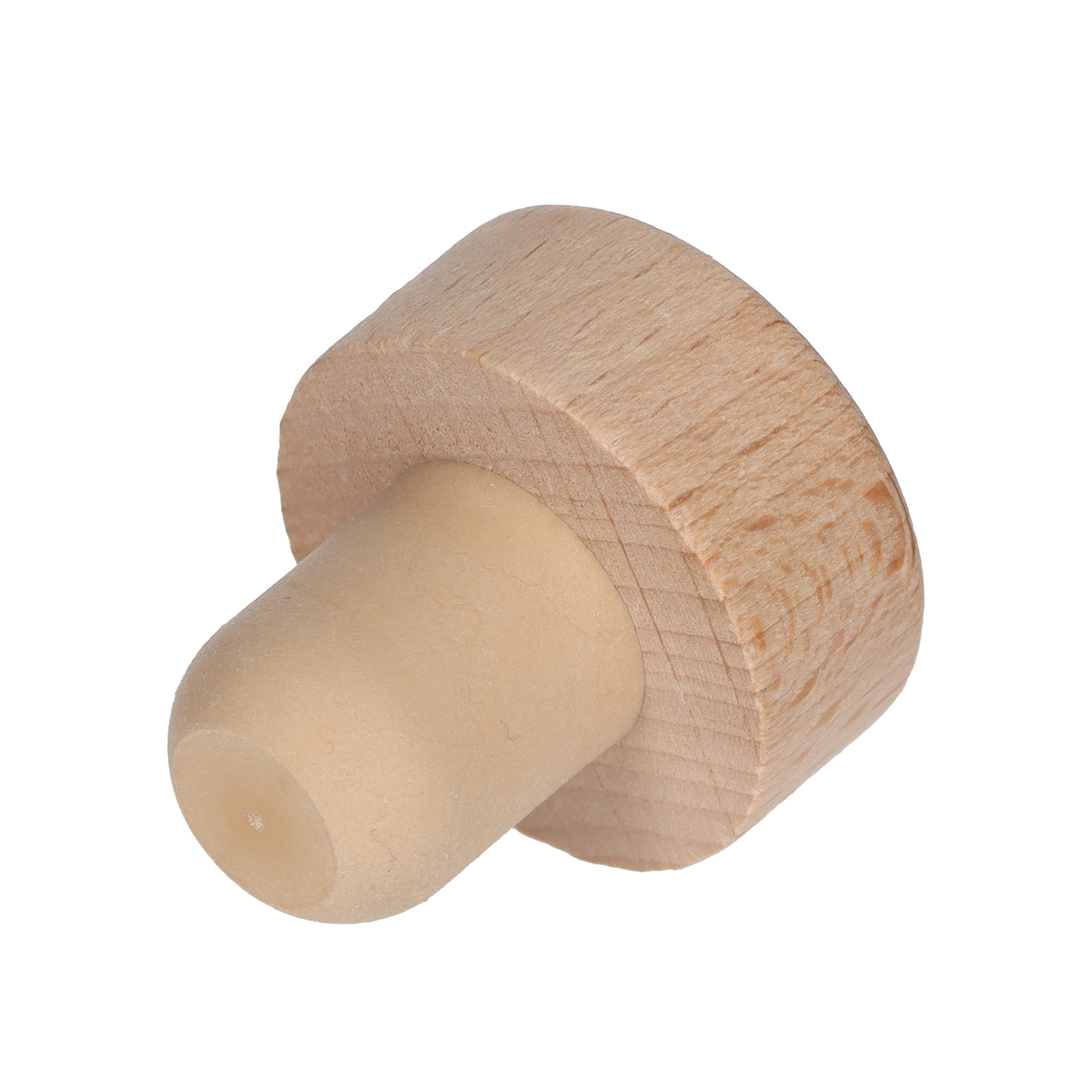 Holzgriffkorken natur Co-injected 18,5mm 35,0x15,0 - 18,5,x20,0  