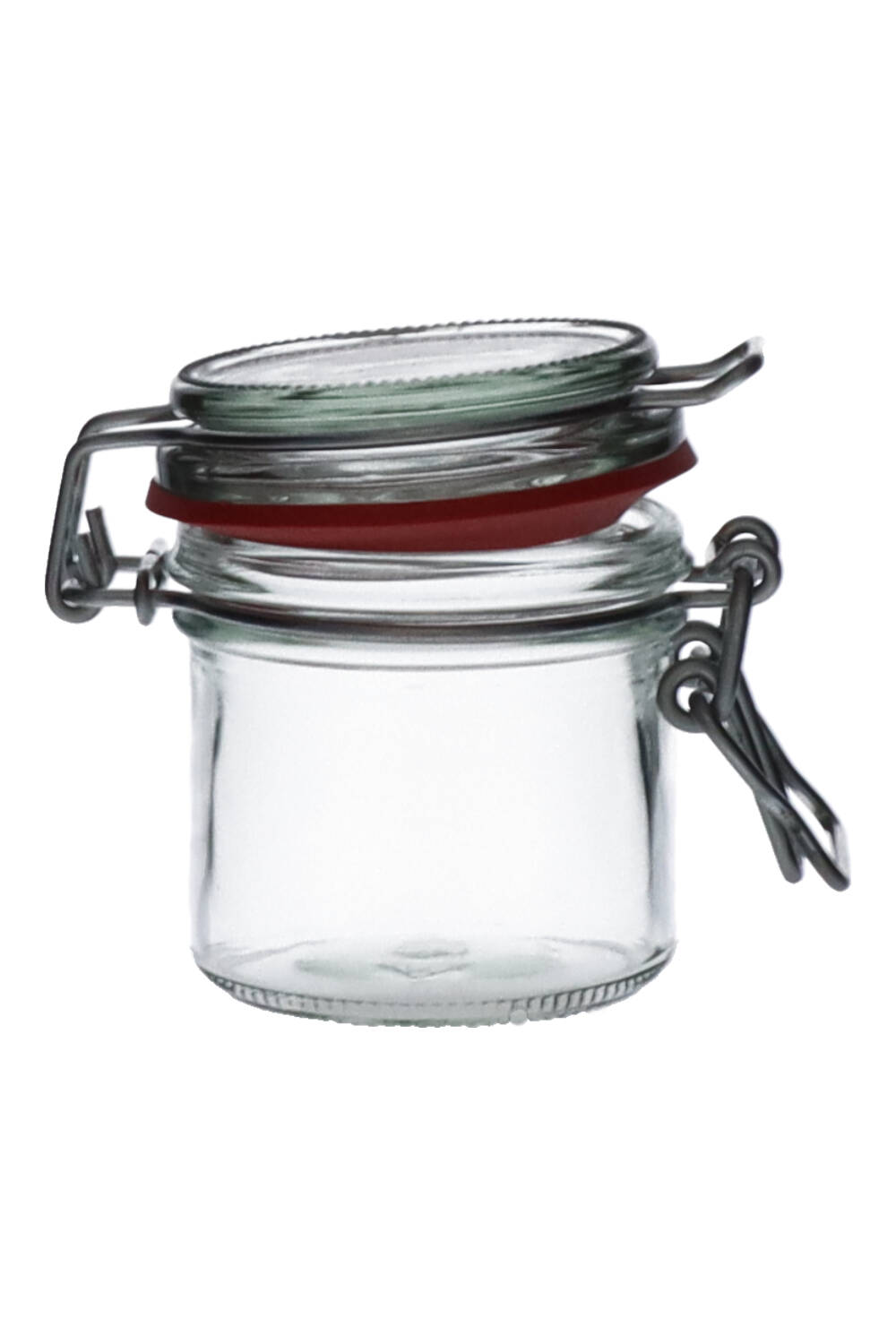 Bügelglas 125ml weiß inkl.  Verschluss G1 Karton à 40 Stück