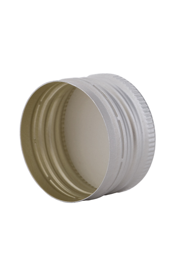 Schraubverschluss Alu PP31,5/18 silver mit Gewinde & Sicherungsring Beutel à 100 Stück