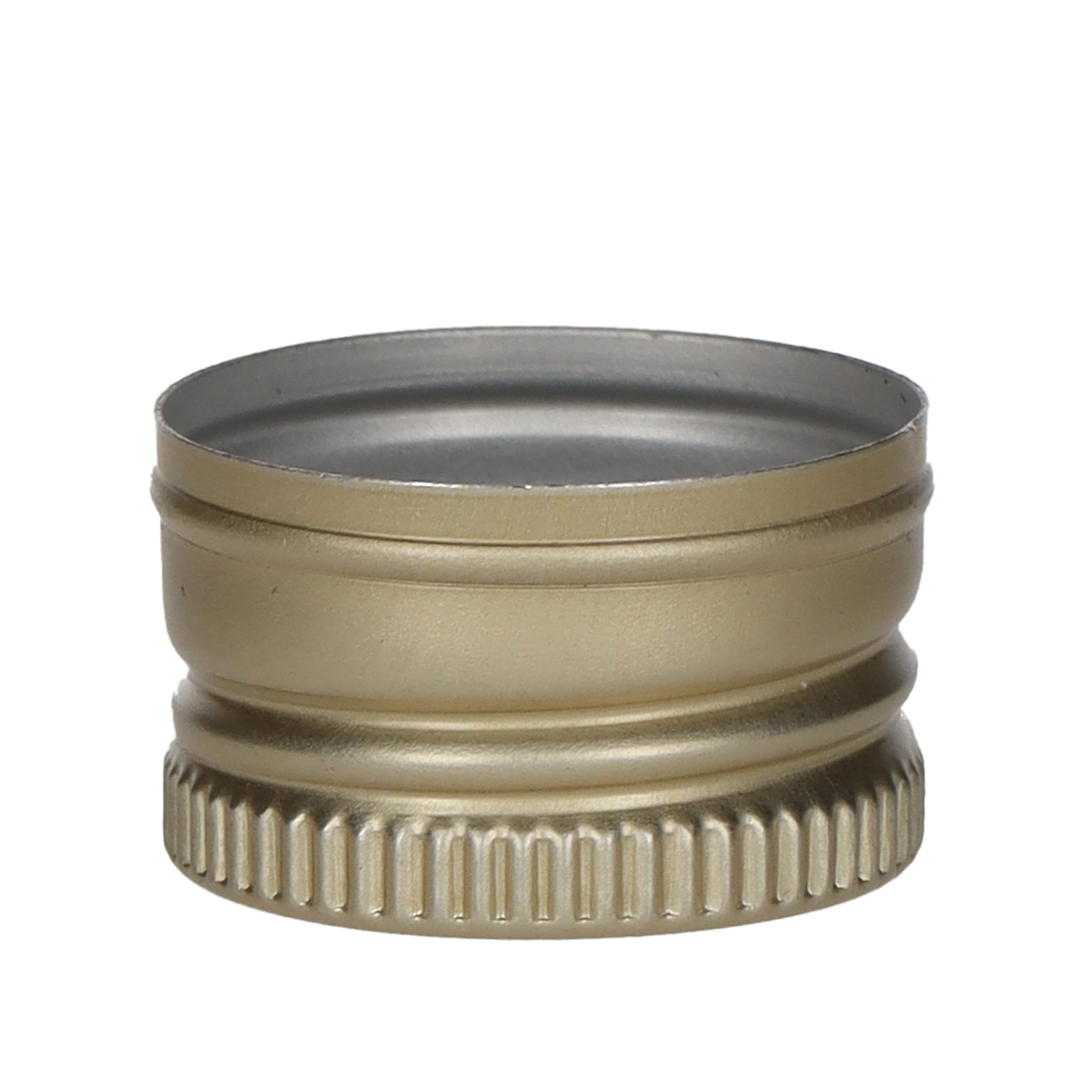 Schraubverschluss Alu PP22 gold mit Gewinde  Beutel à 100 Stück