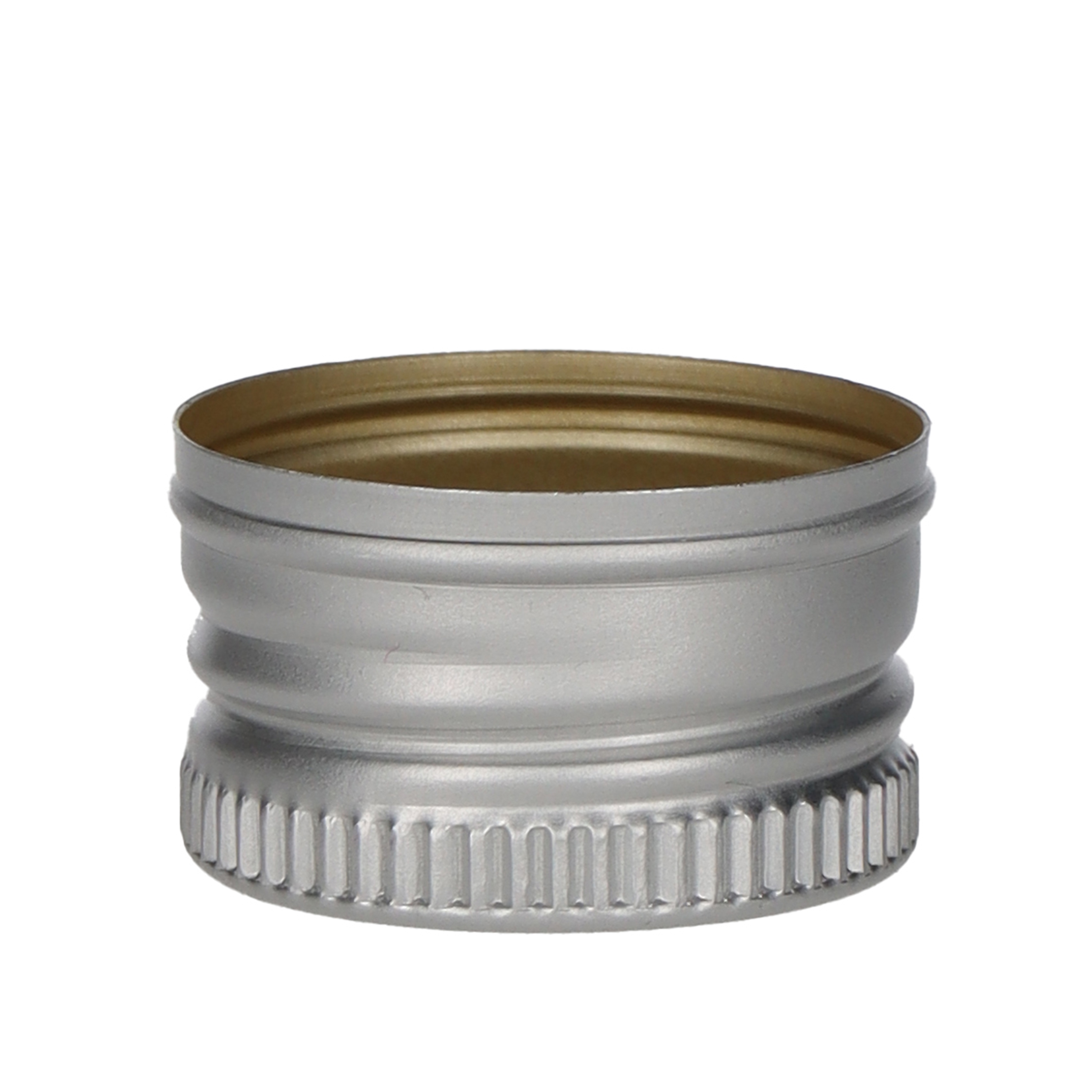 Schraubverschluss Alu PP22 silber mit Gewinde  Beutel à 100 Stück