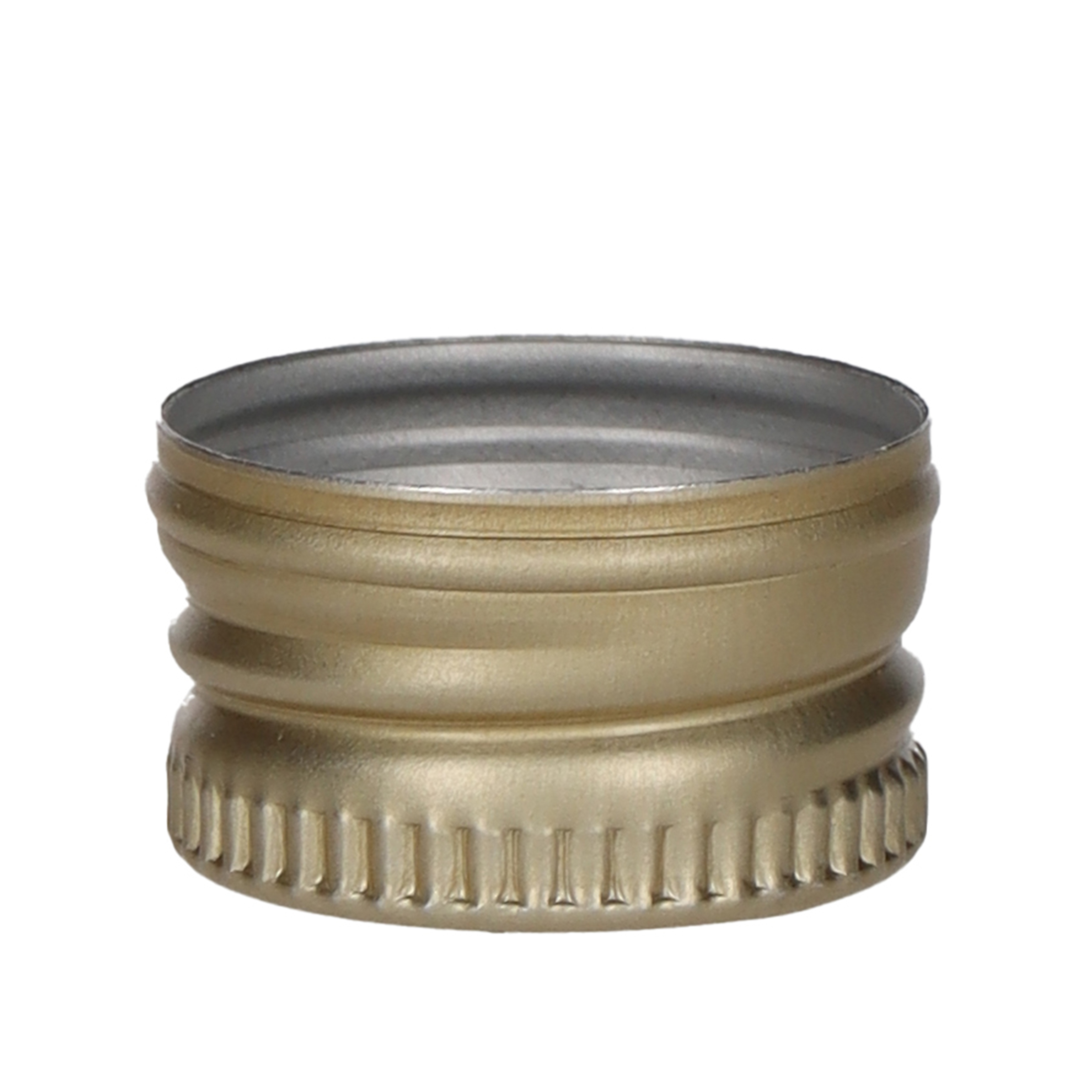 PP18 Schraubverschluss gold mit Gewinde Beutel à 100 Stück