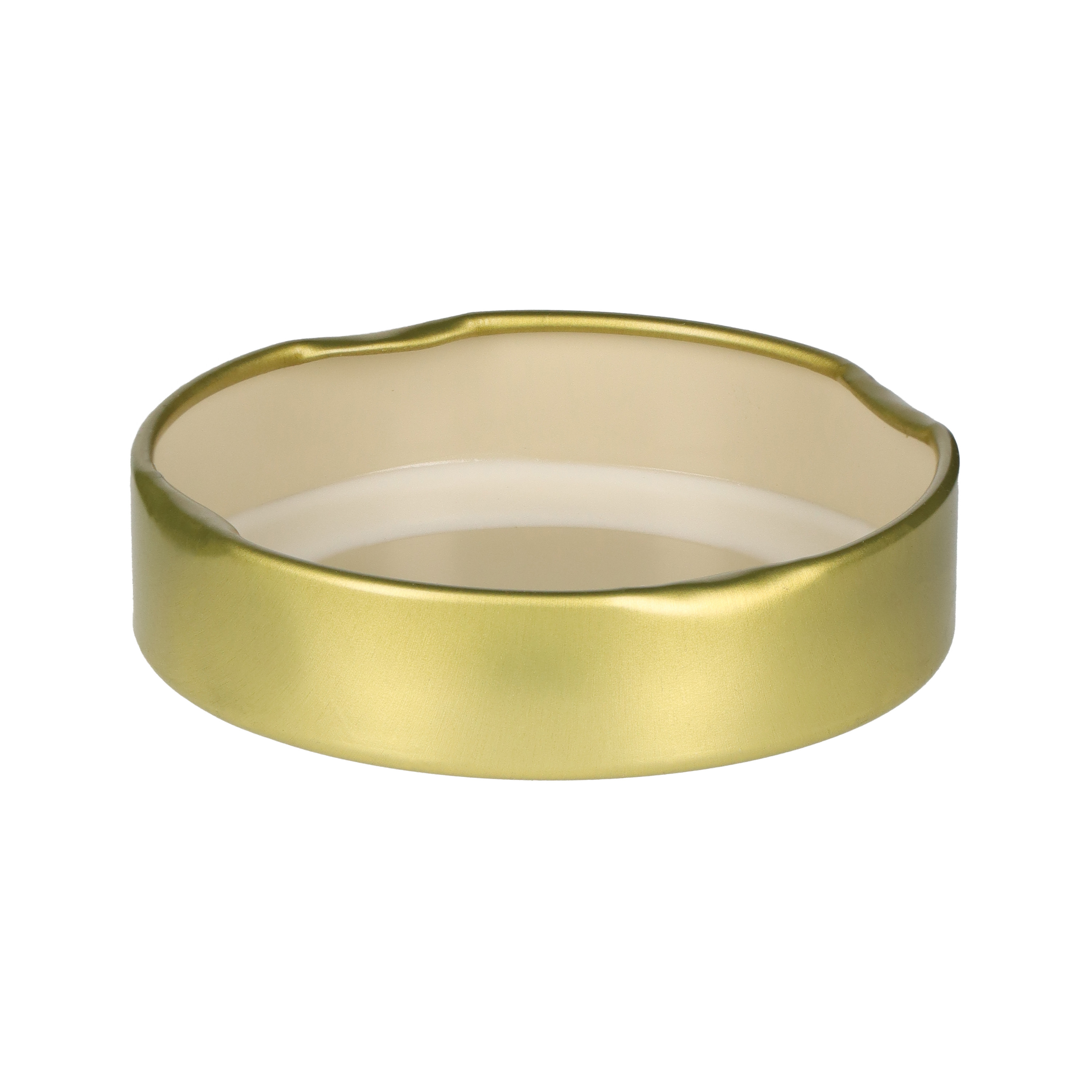 Deckel TO58 gold deep Für ölhaltige Inhalte geeignet - BPA-frei  Beutel à 100 Stück