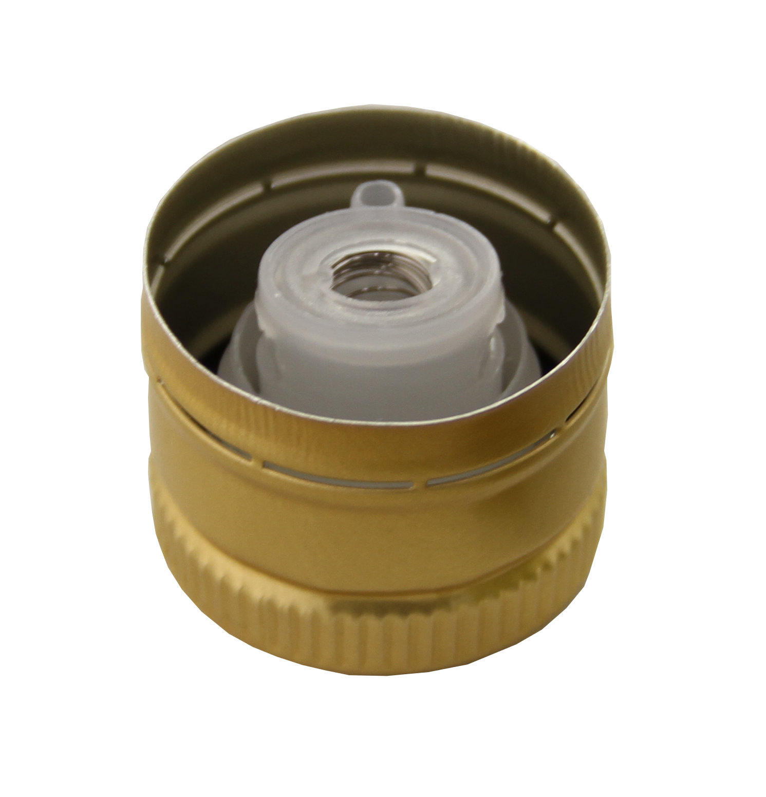 PP31,5 m. Federausgießer gold - ALU /Rohling Karton à 1900 Stück